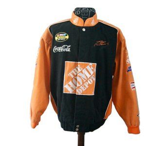 NASCAR Tony Stewart Home Depot Racing XL 20 Chase Authentics Jacket Black Orange